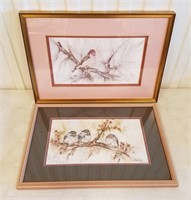 2 Signed Limited Edition Sheila Dale Prints Birds