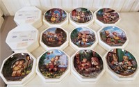 14 Hummel Collector Plates Danbury Mint 1990s
