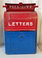 Vintage 1922 Cast Iron US Post Office Letter Box