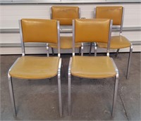 Set of 4 Machine Age Steelcase Office Chairs