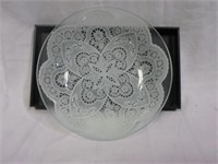 Decorative Bowl Clear with Design