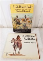 Charles M. Russell Books 1927 Trails Plowed Under