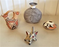 SW Pueblo Indian Pottery Acoma Jemez Hopi