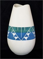 Sioux Pottery SD Indian Vase Signed COYOTE