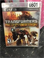 Transformers Fall of Cybertron PS3