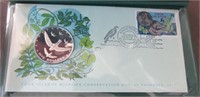 Cook Islands Sterling Coin & Stamp 1st Day Cover