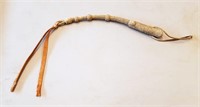 Old Wyoming Western Braided Leather Quirt