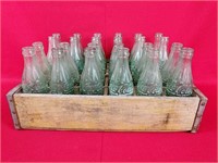 Case of Vintage Coke Bottles in Crate