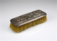 Burmese silver mounted brush