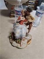 Porcelain figurine of couple Made in Italy