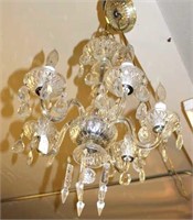 ELECTRIC GLASS CHANDELIER