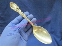 fancy sterling silver 8in spoon (2.29 tr.oz)