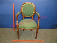 nice modern armchair (green upholstery)