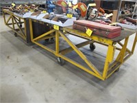 (2) 4 x 7 Roll-Around Lay-Out Tables