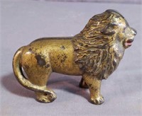 Early Cast Iron Lion Bank