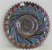 Round Up 9" plate - blue