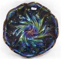 Acanthus deep round bowl - purple