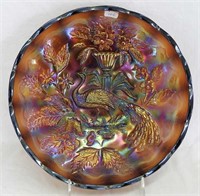 M'burg Peacock master IC shaped bowl - amethyst