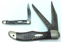 Vtg. Case Xx Large 2 Blade Knife & Case Xx 4 Dot