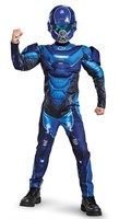 Disguise Costumes Blue Spartan Classic Muscle Halo