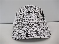 White & Black Faith Baseball Hat