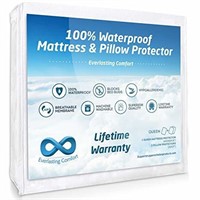 100% Waterproof Mattress Protector and 2 Free