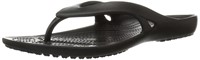 Crocs Women's Kadee II W Flip-Flop, Black, 8 M US