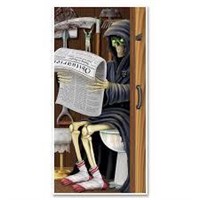 (2) Beistle 22 Grim Reaper Restroom Door Cover