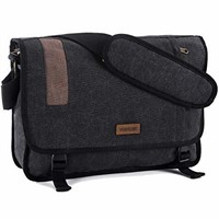 Canvas Messenger Bag Retro 15 inch Laptop Shoulder
