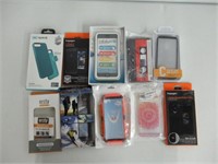 Lot of 10 Phone Cases, Various Brands and Types