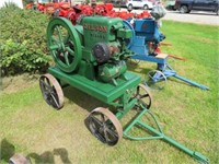 GILSON WIZARD 6HP ENGINE AND CART