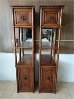Thomasville Wooden Display Shelves