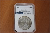 1887-P MS67 Morgan Dollar