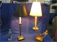 2 living room table lamps (not matching)