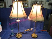 pair of expensive marble base lamps (over $300)