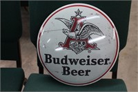 Budweiser Button Sign