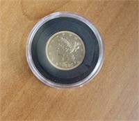 Rare 1885-S BU $5 Gold Liberty Coin