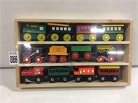 PLAYBEES WOODEN TRAIN SET