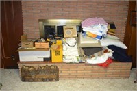 Large Lot of Miscellaneous on Fireplace
