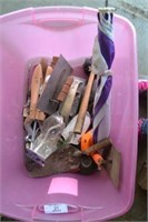Tote of Miscellaneous Tools