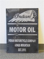 Indian Motor Oil Sign Kings Mountain