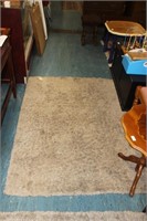 Large shag pile rug