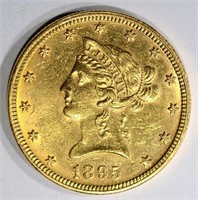 1895 $10.00 GOLD LIBERTY, BU