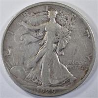 1929-S WALKING LIBERTY HALF DOLLAR  XF
