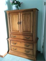 Tall Wood Chest