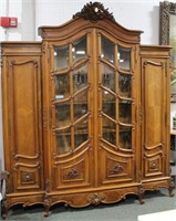 FRENCH STYLE ARMOIRE DOUBLE CENTER DOORS WITH