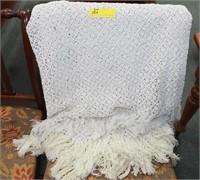 CROCHETED BED SPREAD 78" X 84"