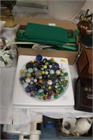 Collection marbles.