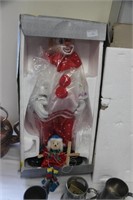 Clown doll and puppet