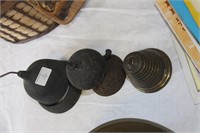 Three vintage shop counter bells